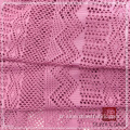 Polyester Spandex Crochet en dentelle textile teint